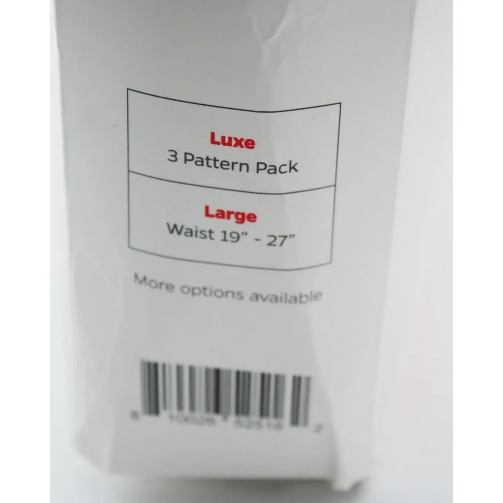 Pet Parents Luxe Washable Dog Diapers 3 Pack Large Black White Patterns Reusable